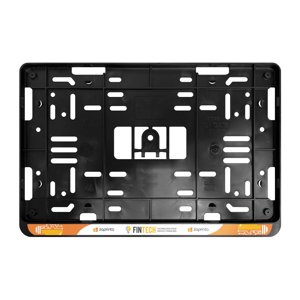 Personalized license plate holder for caravans and 4x4 - CAR08