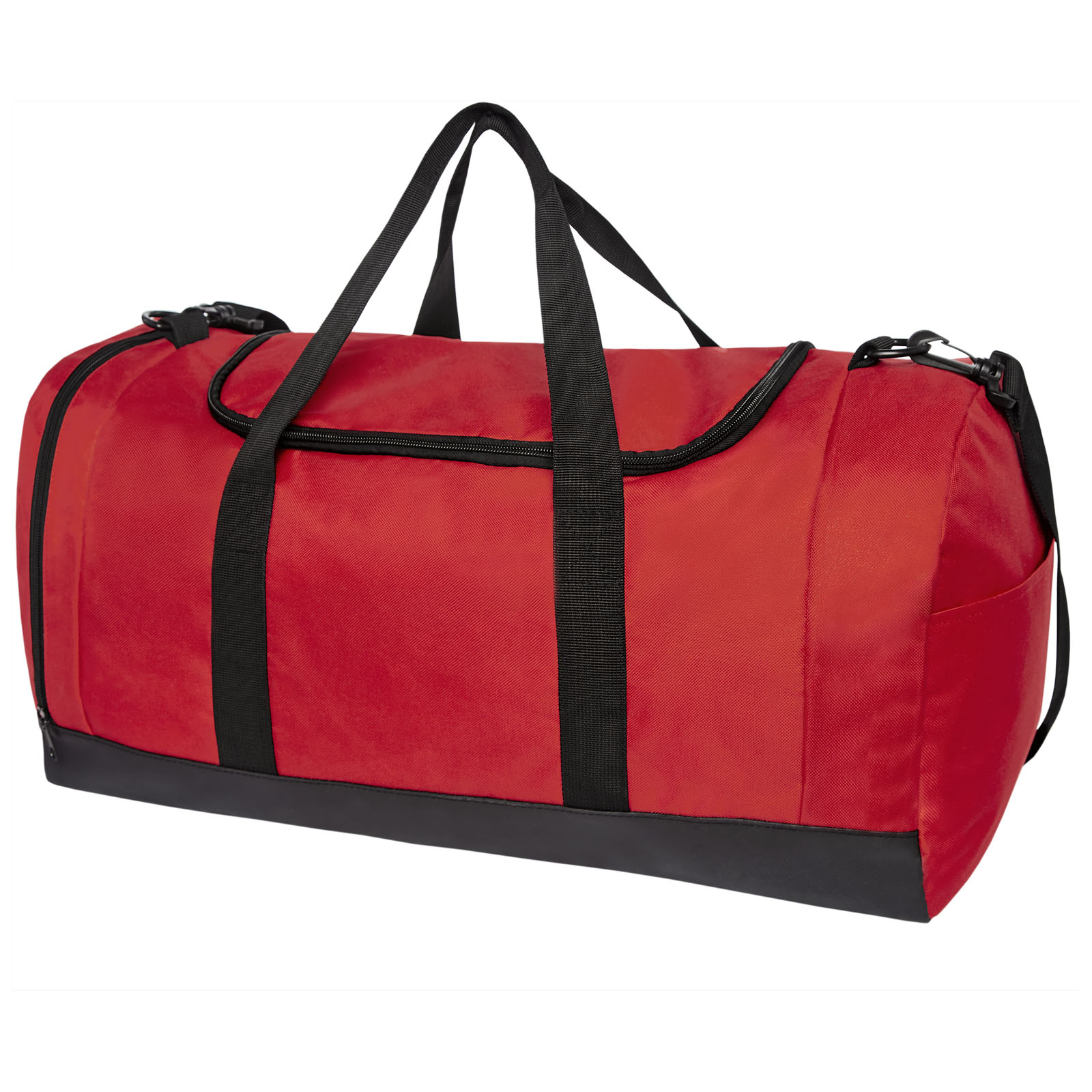 A duffel bag that can be expanded and is suitable for both wet and dry conditions, with a strengthened base. 40L - Lye Green