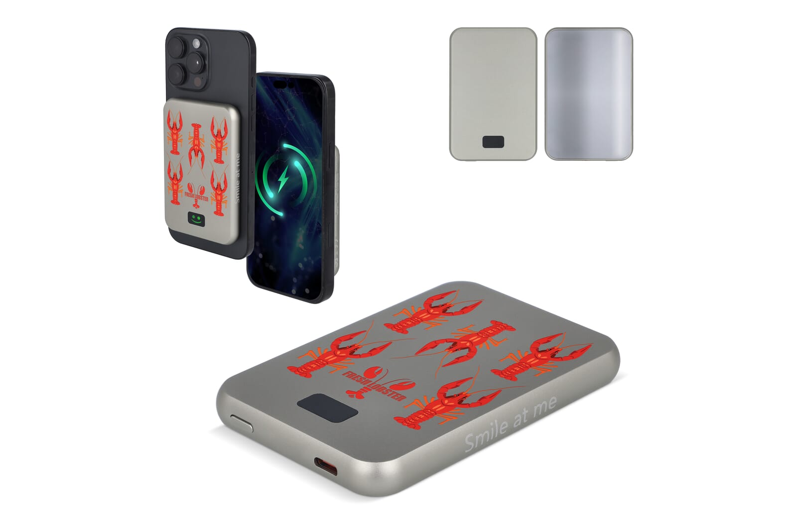 Lächeln Drahtloser Spiegel Powerbank 5000mAh - Haan