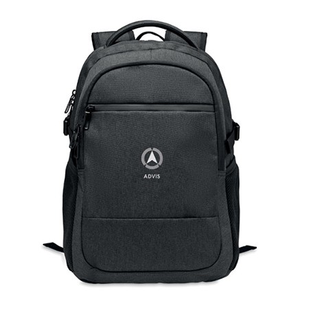 This is a 15-inch laptop backpack made from RPET polyester. The style name is Dalston. - Zeals