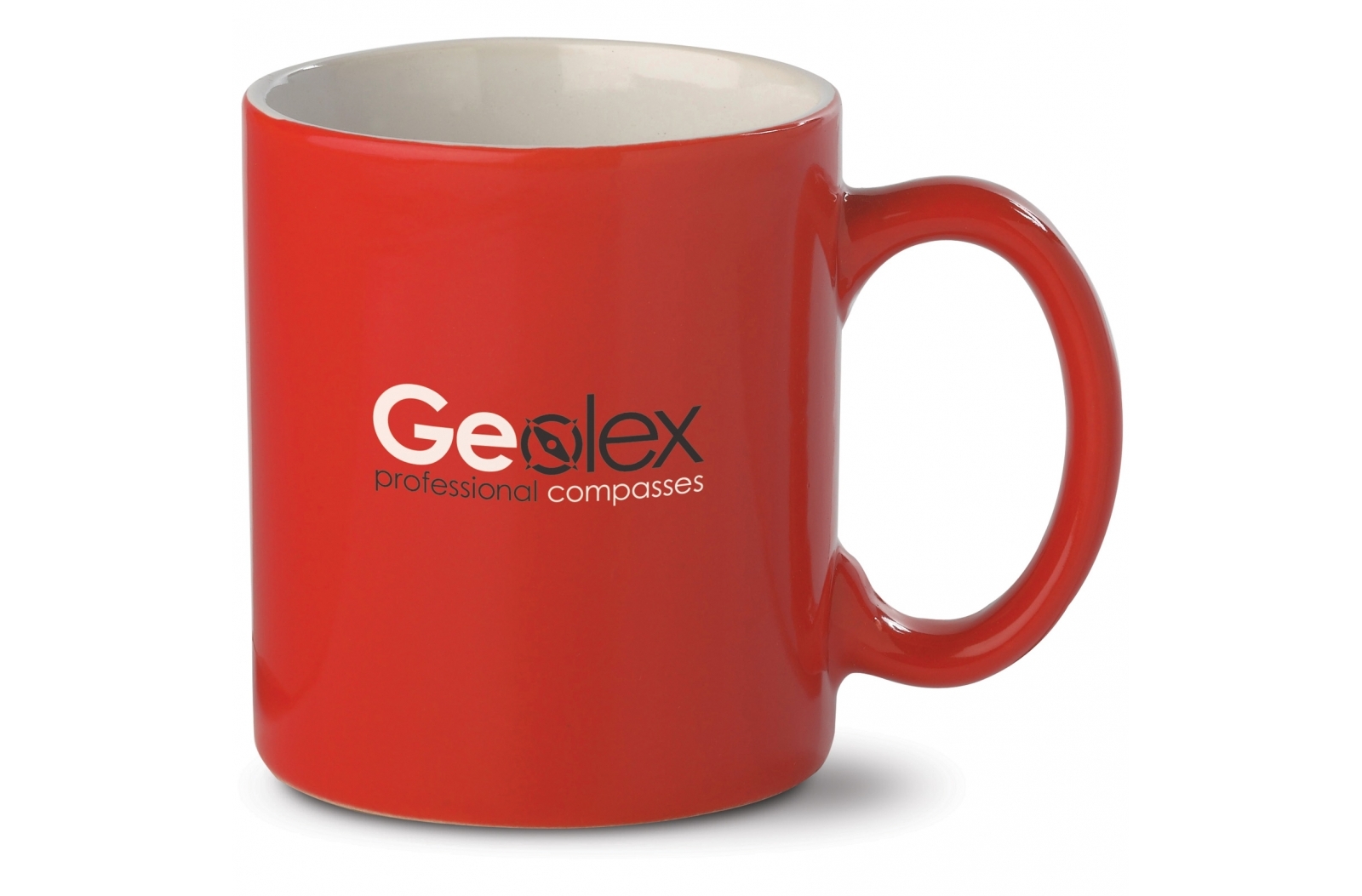 Bright Red Stoneware Mug 300ml - Crowborough