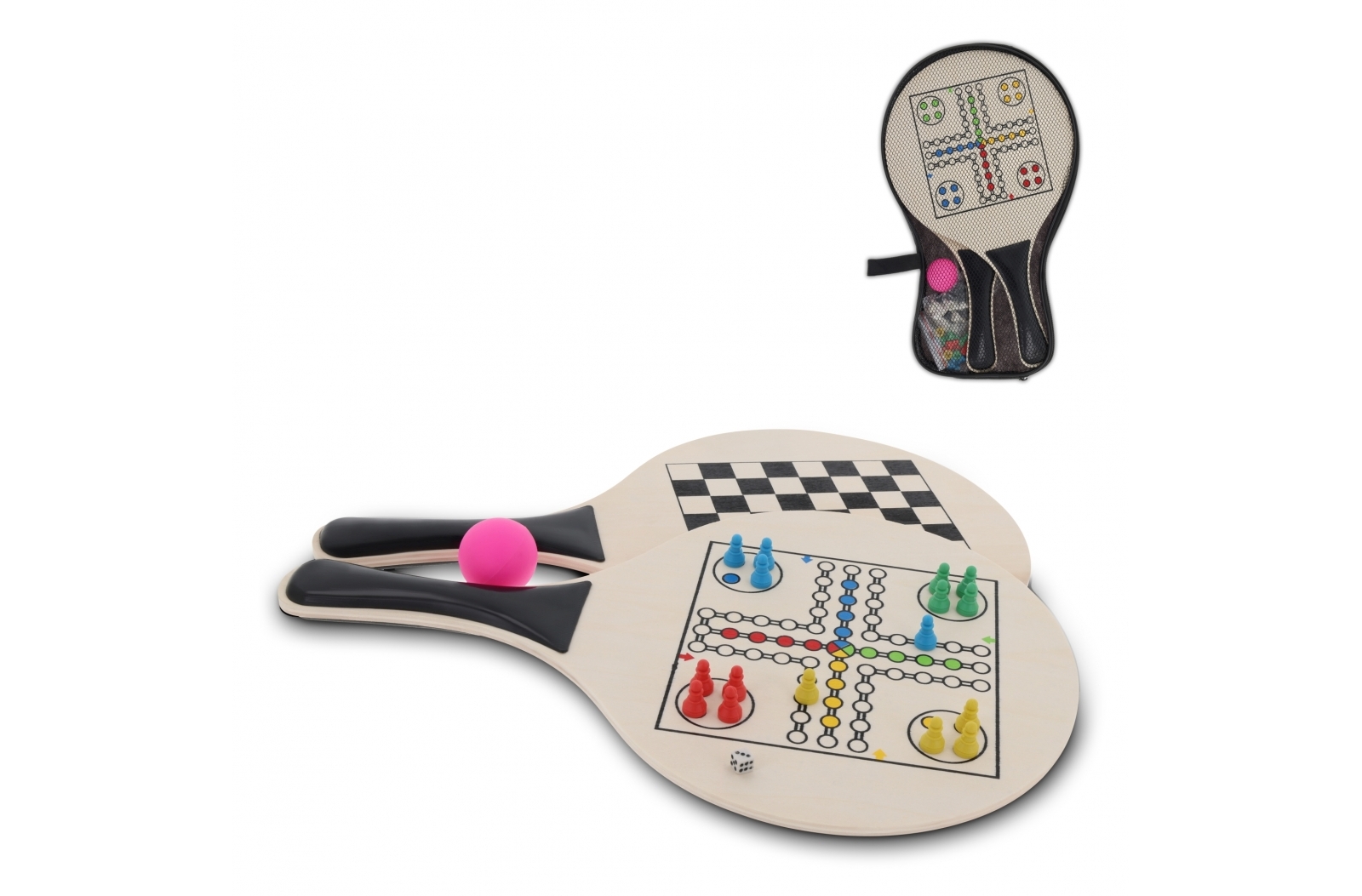 Beach Tennis and Board Game Set - Aston-on-Clun