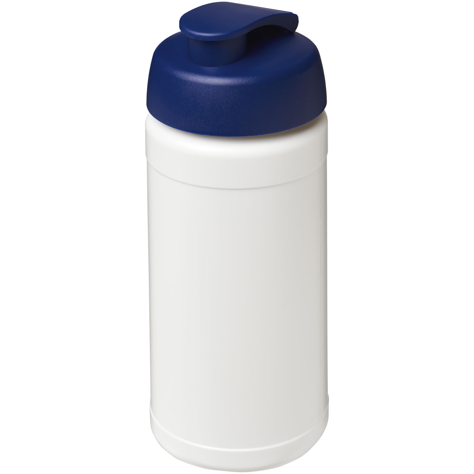 This is a 500 ml sports bottle with a flip lid from Baseline. It is made from recycled materials. - Crediton