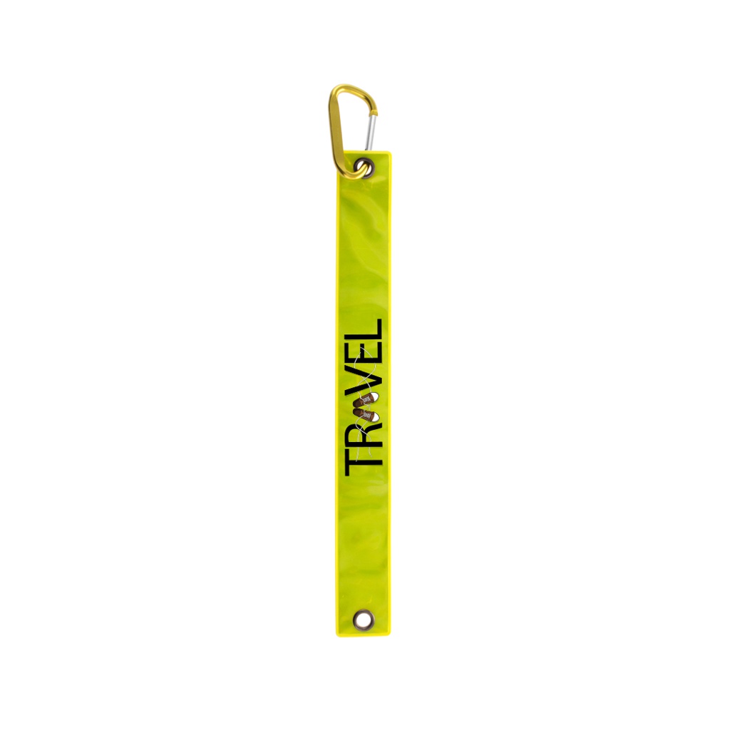 High Visibility Reflective Keychain with Aluminum Carabiner - Lyndhurst