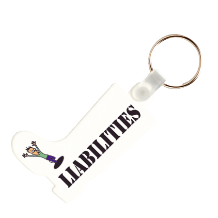 Kunststoff-Stiefelförmiger Schlüsselanhänger - Münstermaifeld