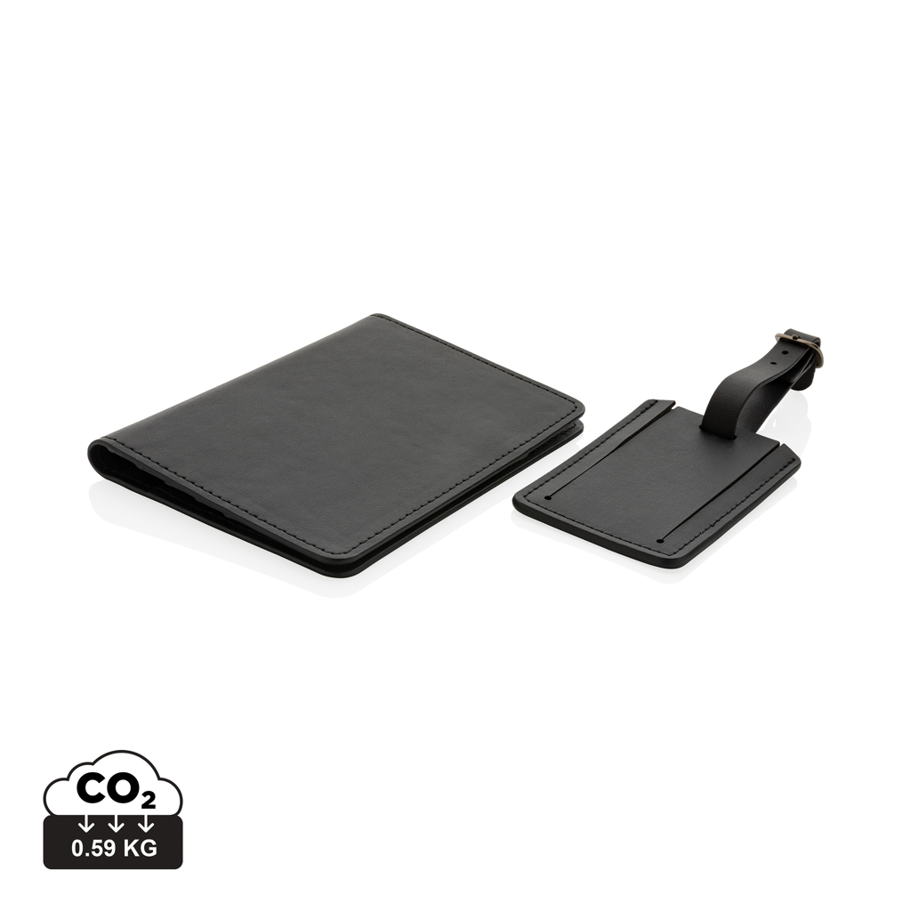 Swiss Peak Passport Holder made from Recycled PU - Witney - Abbey Lane End