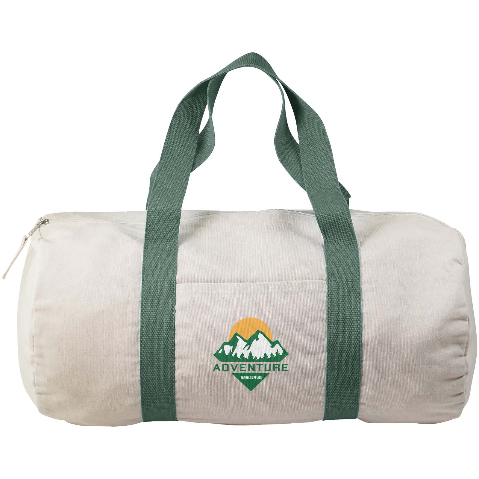 Green Adventure Sports Duffle Bag - Bridlington printed with logo