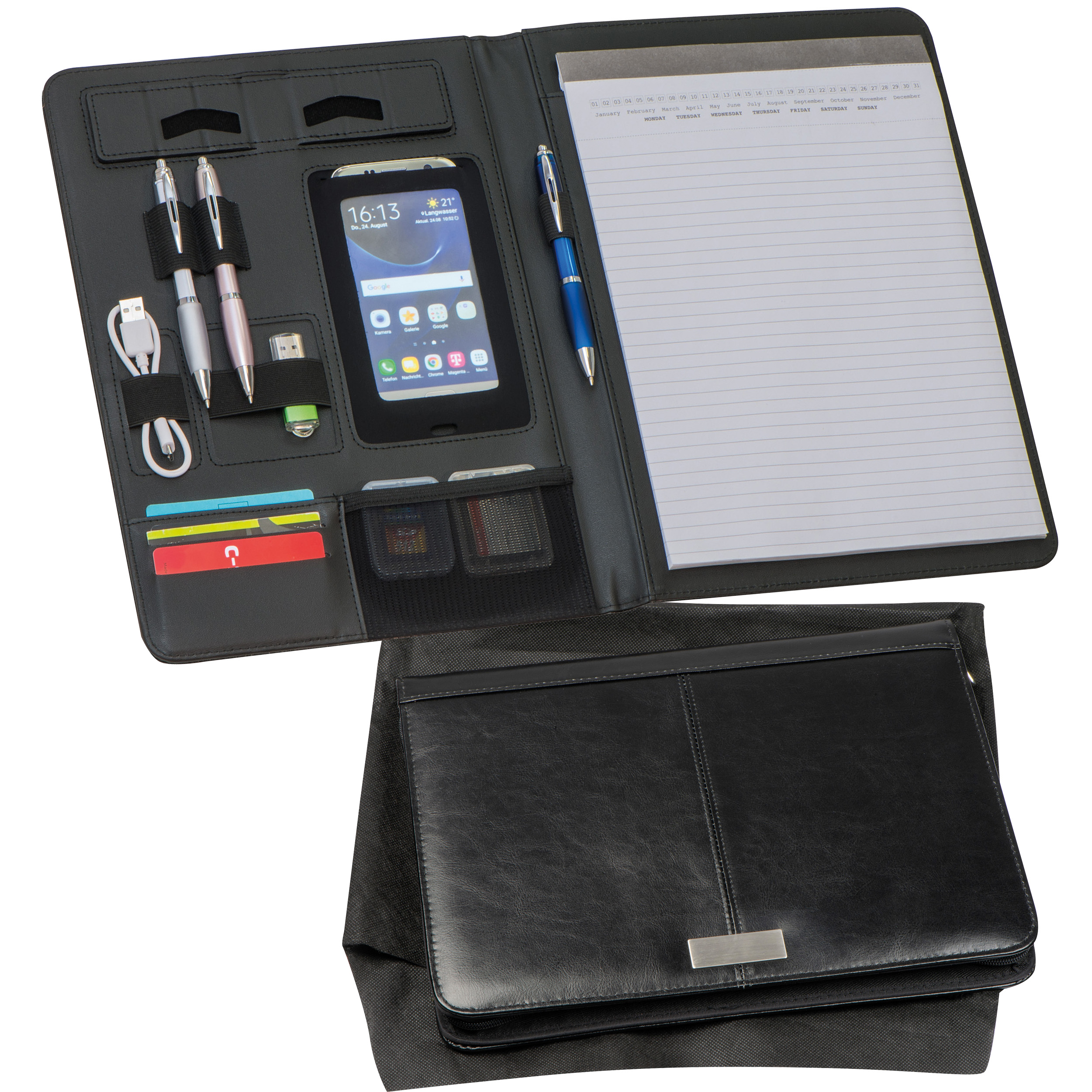 Executive Leather Portfolio - Bledlow-Cum-Saunderton - Cliffe Woods