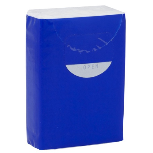 A pack of 10 cellulose tissues with adhesive closure - Holkham