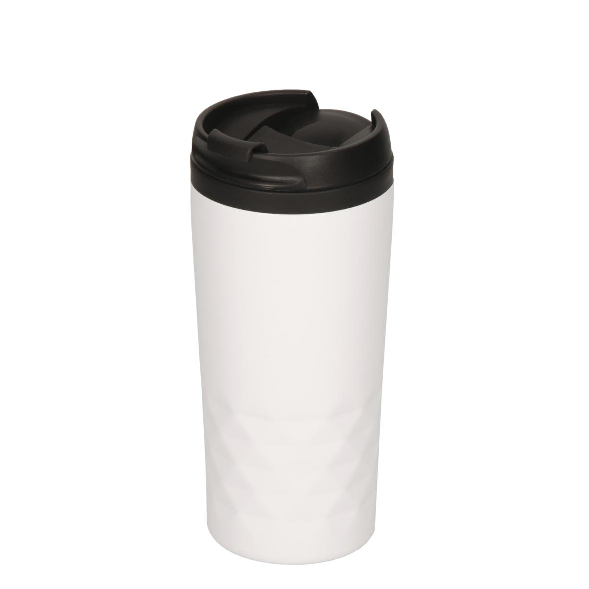 Diamond Design Double-Walled Coffee Cup - Prestbury