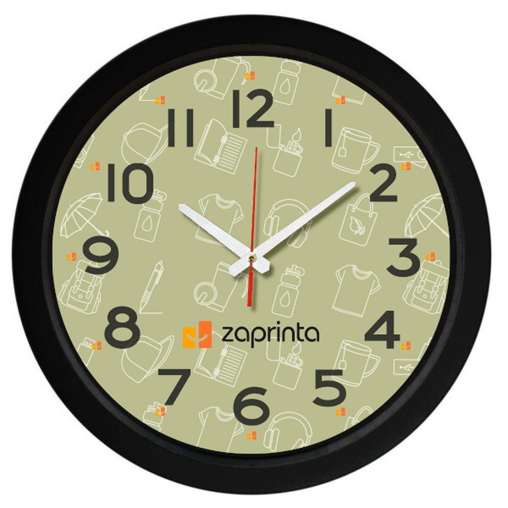 Quartz plastic wall clock (33 cm) - Porchester