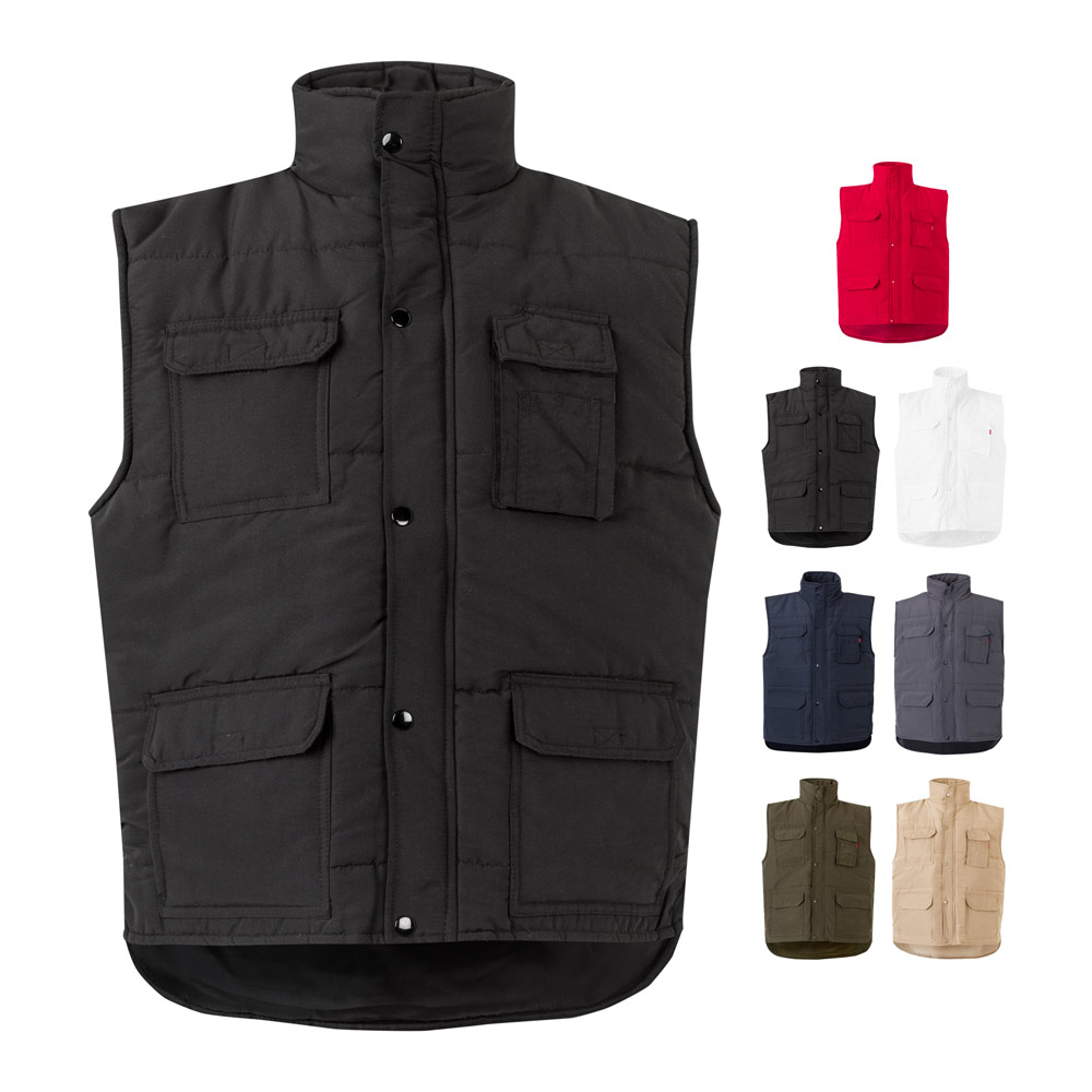 Multi-pocket Padded Vest - West Stour