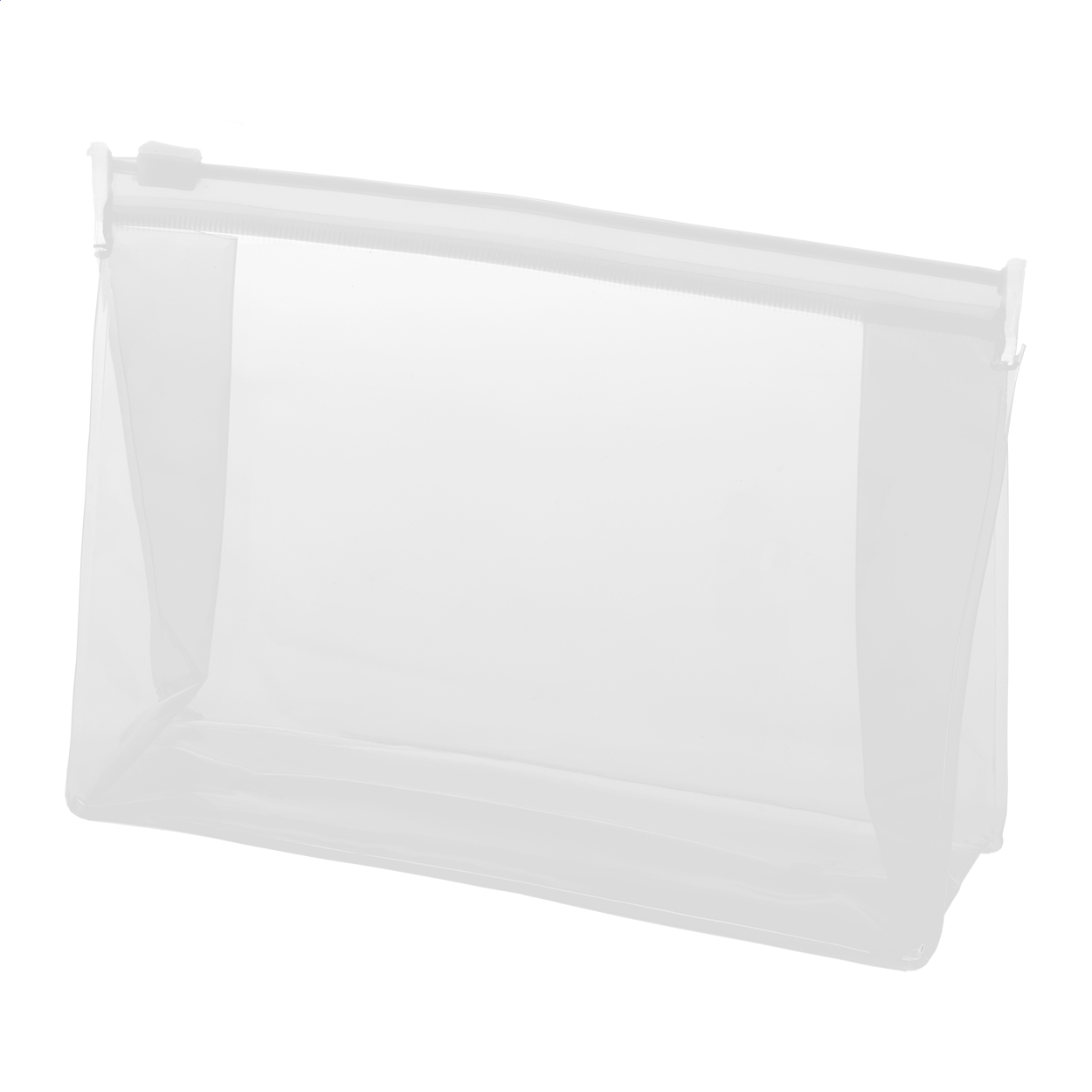 Paqua transparente Kosmetiktasche aus PVC mit Reißverschluss und Logo