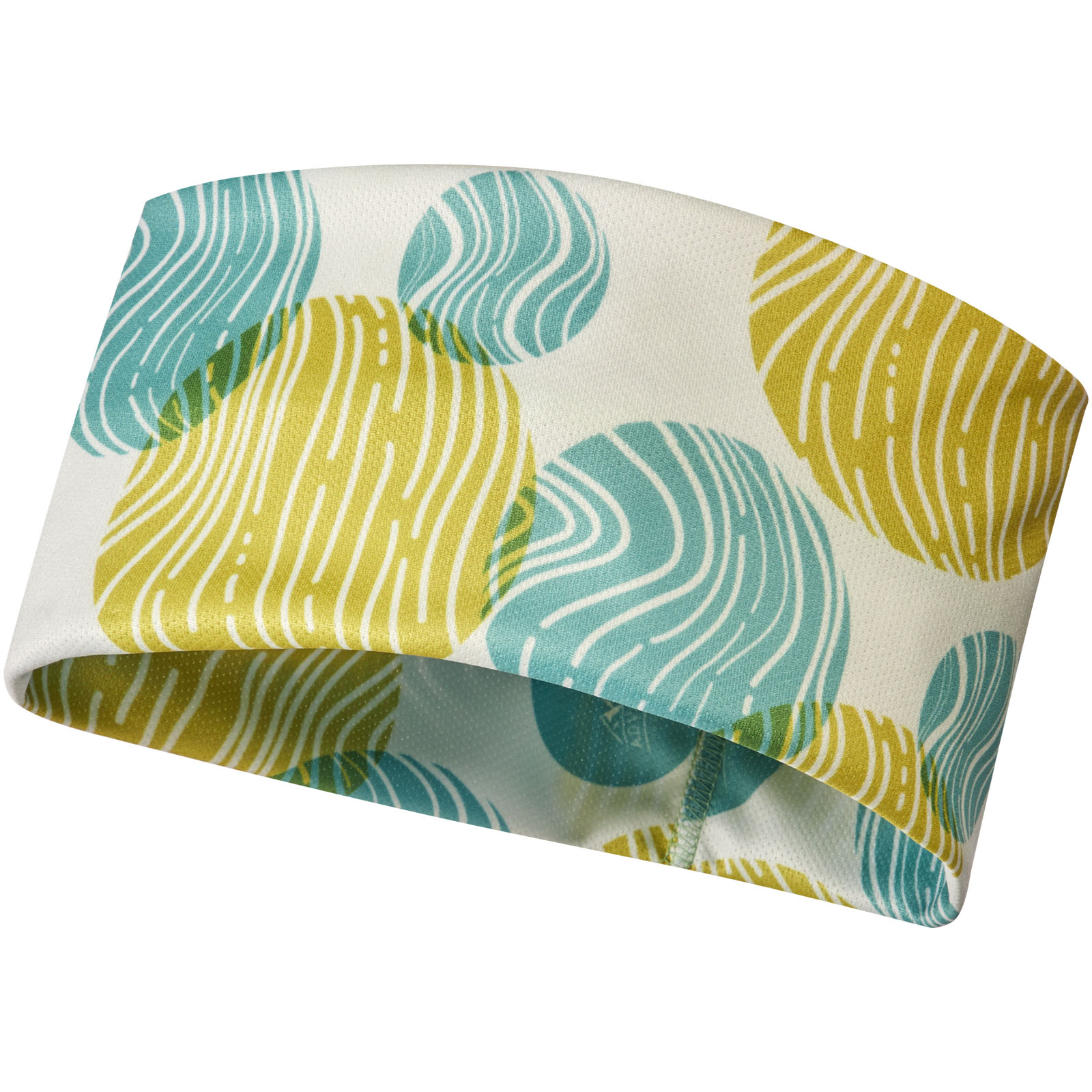 Ella sports headband with full colour sublimation print and Coolmax® printed with logo