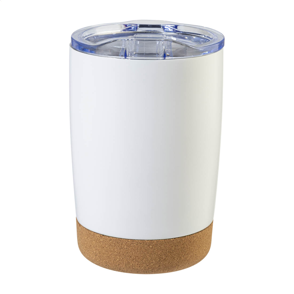 Tercox thermo cup in stainless steel with cork base, 380 ml, with your logo