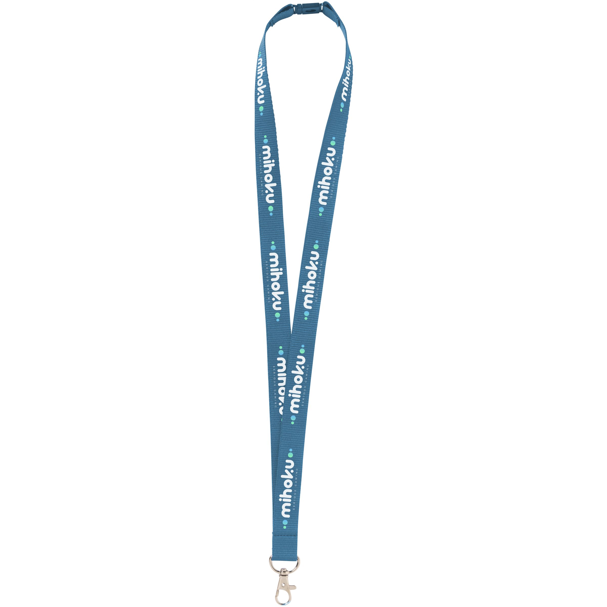 Polyester Lanyard with Carabiner - Barrow upon Humber - Jersey