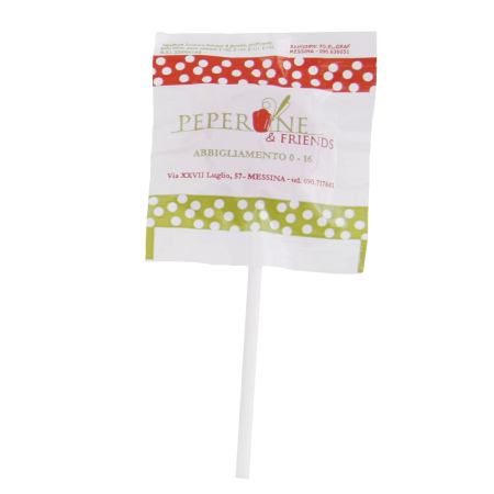 Personalisierte Flache Lollipop - Schlitz
