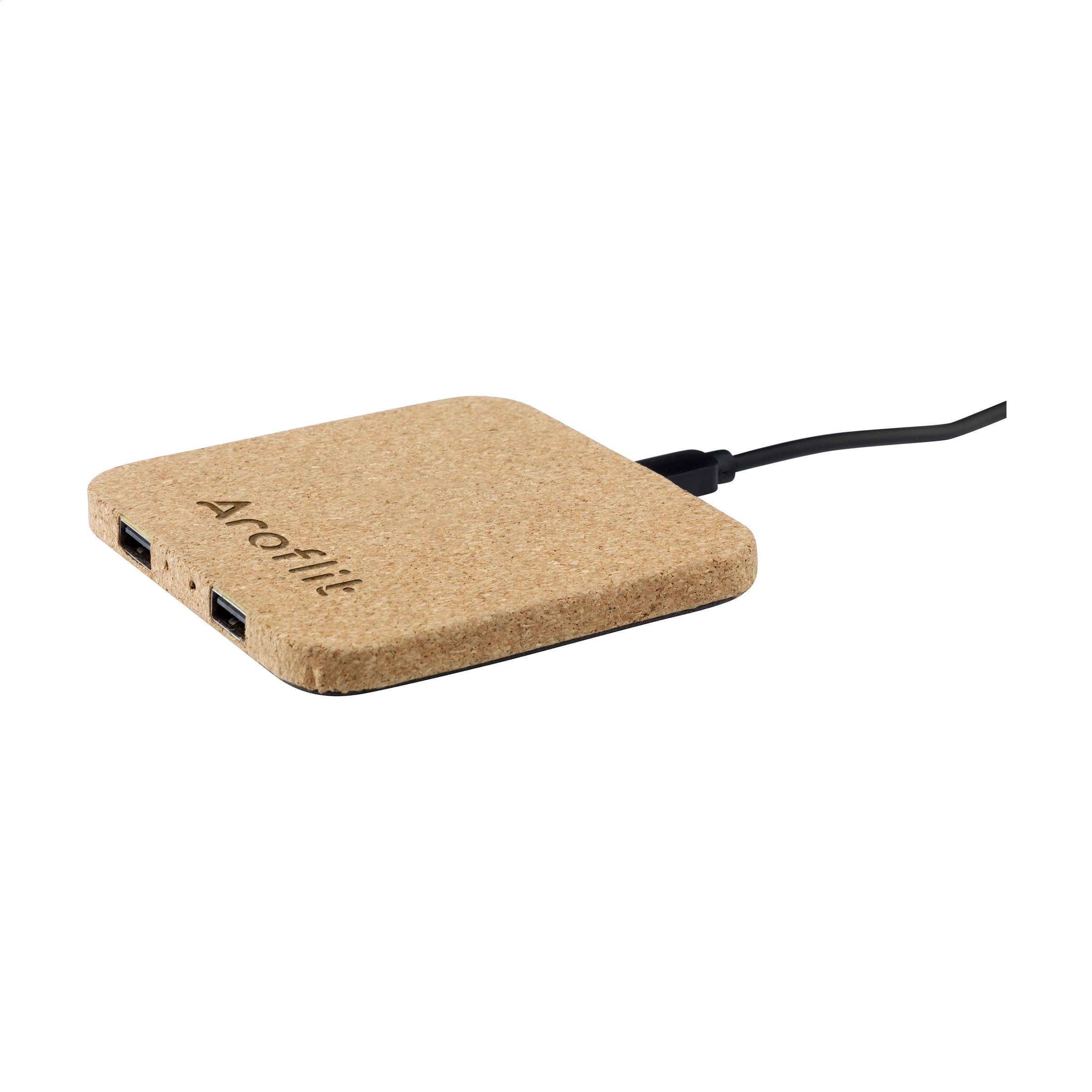 10W Wireless Charger made of Natural Cork - Dunkeld