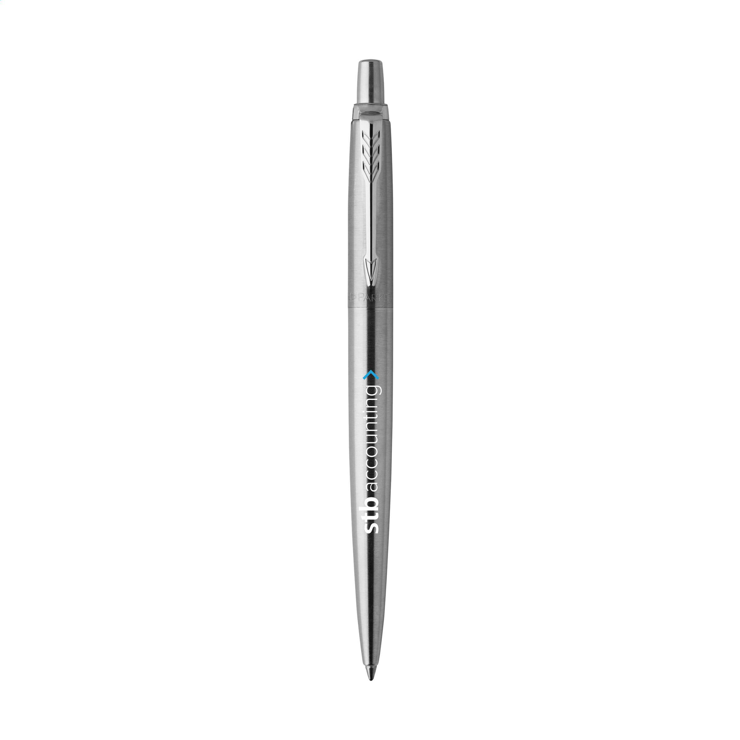 Parker Jotter RVS Ballpoint Pen - blue ink