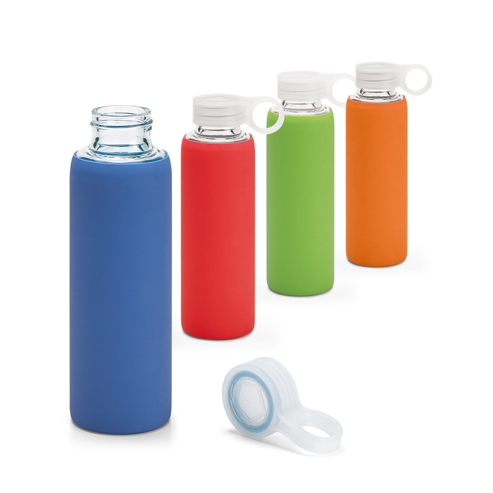 Borosilicate glass bottle with silicone protection 380ml - Aldbourne - Hedge End