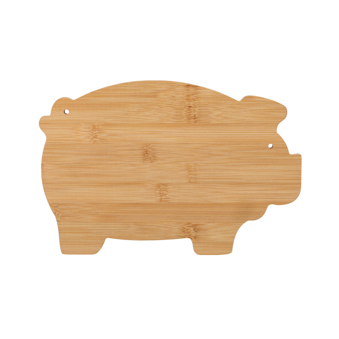 Piggy Bamboo Cutting Board - Halesowen printed with logo
