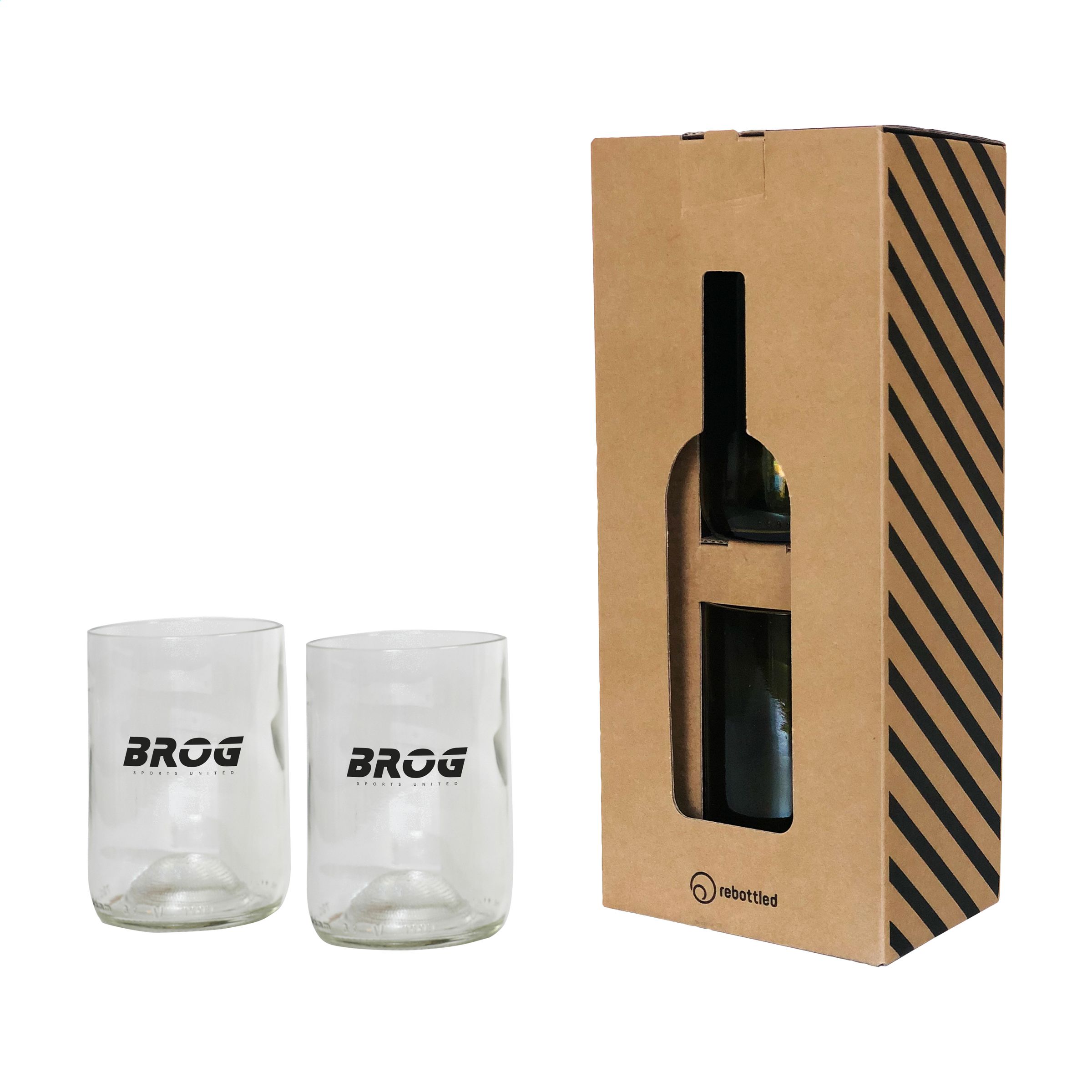 Set of Reglassed Glasses 330ml - St. Ives - Cumnock