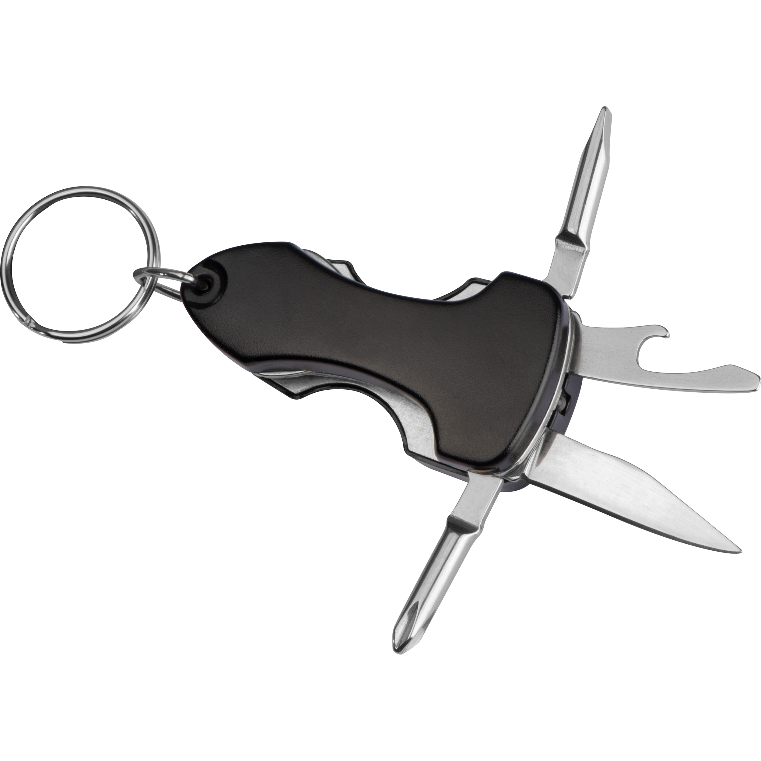 Engraved Metal Multitool Keychain - Bourton-on-the-Water - Abbots Langley