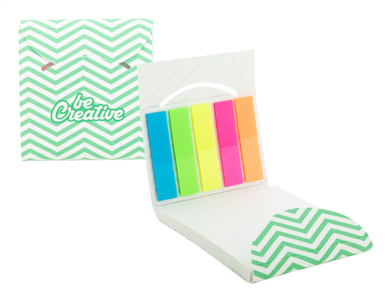 Custom Seed Paper Notepad with Page Markers - Marston Green