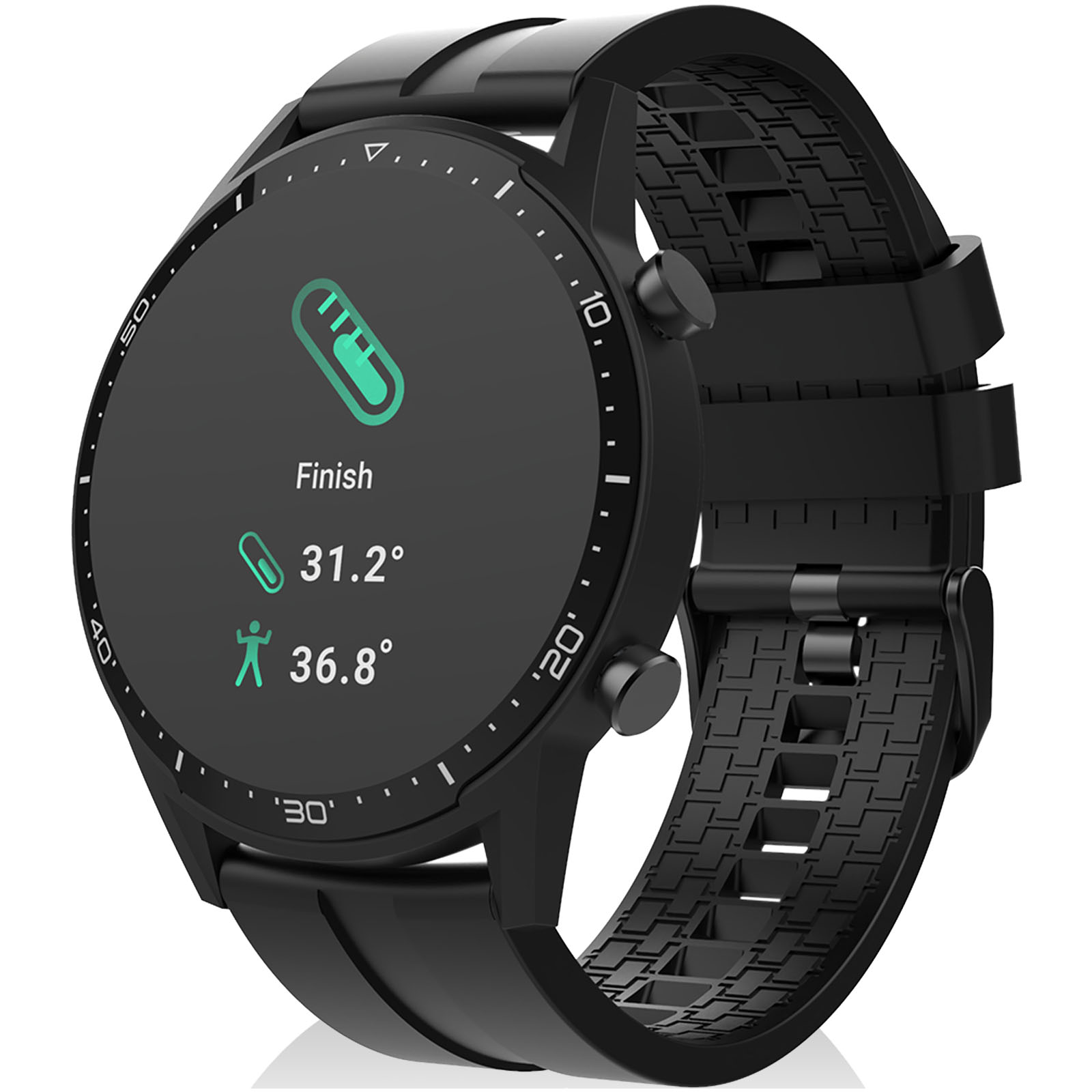 Smartwatch de modo multideportivo con cámara y termómetro integrados - Great Ponton