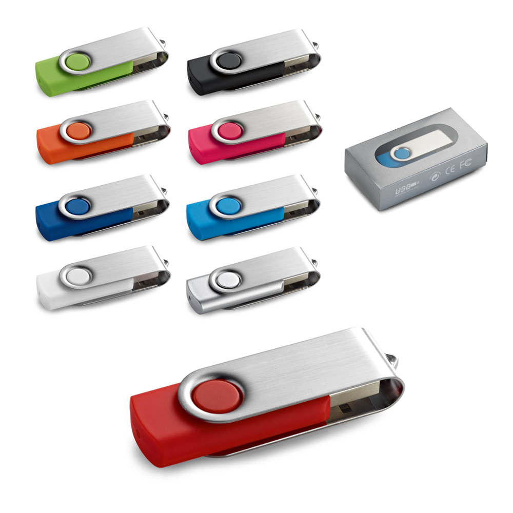 RubberClip USB Flash Drive - Cheddar - Godalming