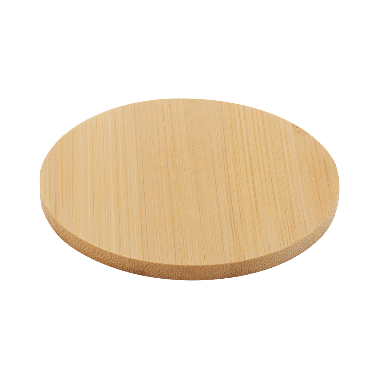 Posavasos Zhuli redondo de bambú natural con tu logo