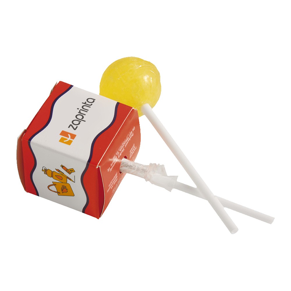 Lolly in vierkant doosje