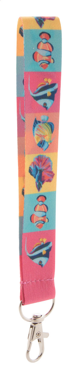 EcoClip Keychain - Laburnum printed with logo