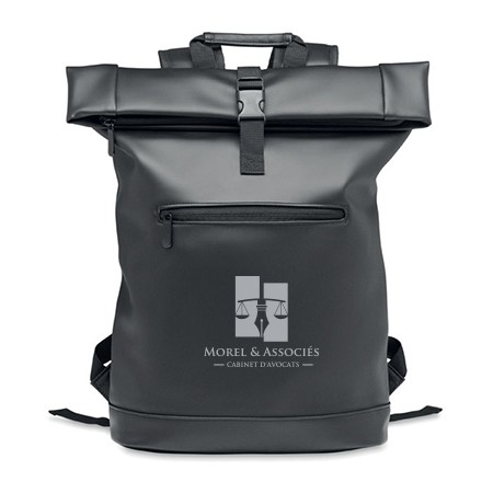 Backpack for laptop made of Polyurethane with a rolltop design - Appleton Thorn