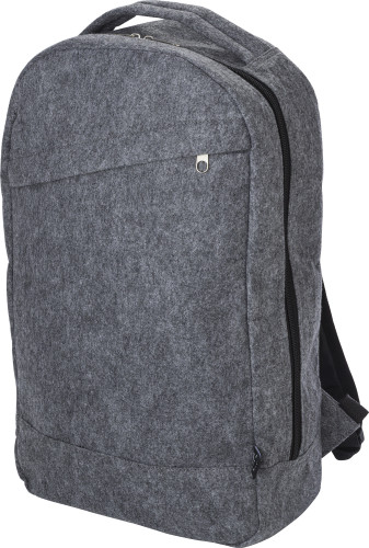 Fulmodeston RPET Felt Backpack with Zipper - Alne