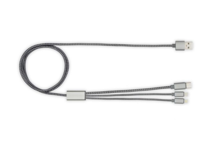 Ultra-Durable Tri-Connector Charging Cable - Hurstpierpoint