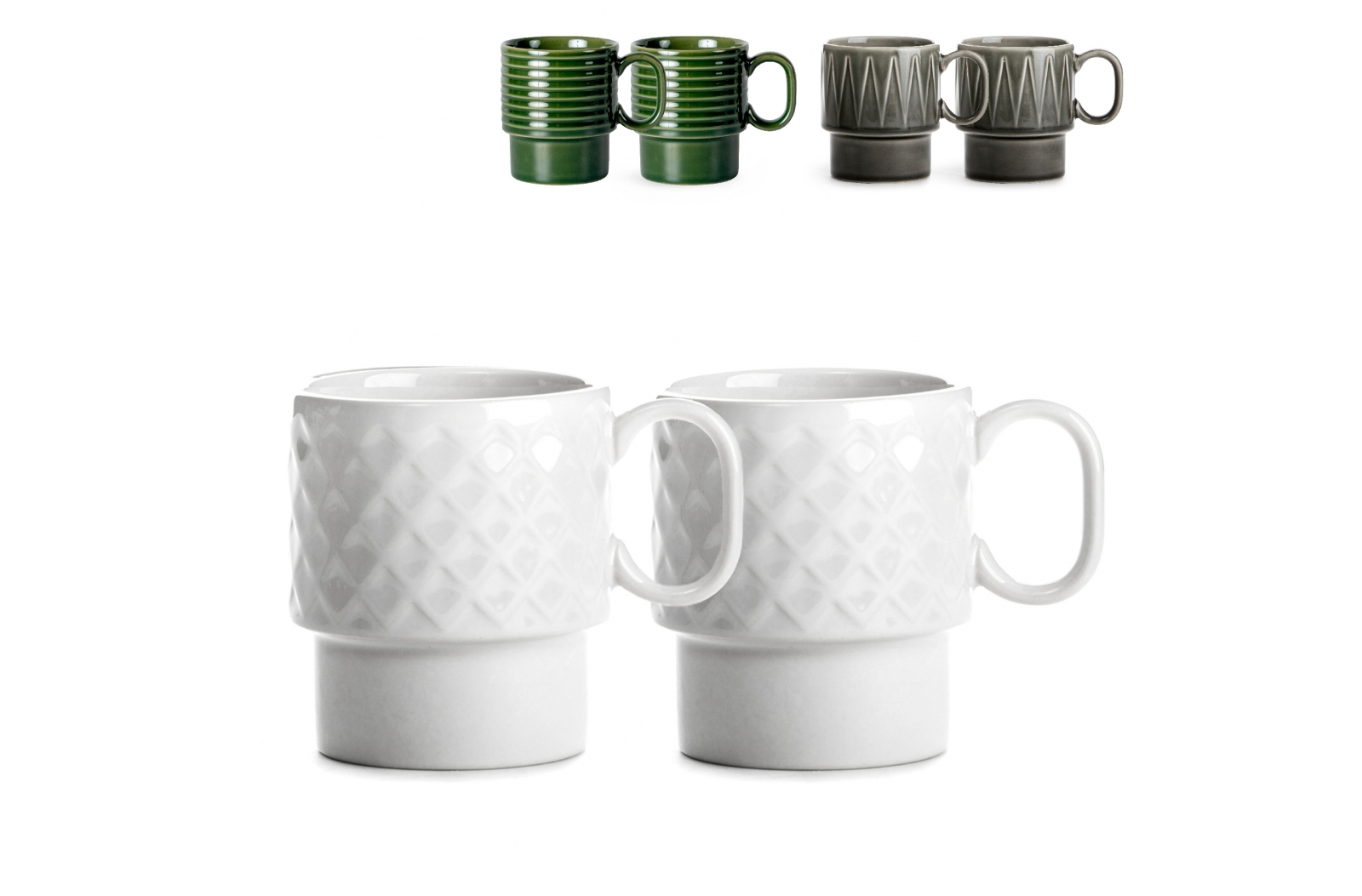 Retro Charm Coffee Mug Set - Slough