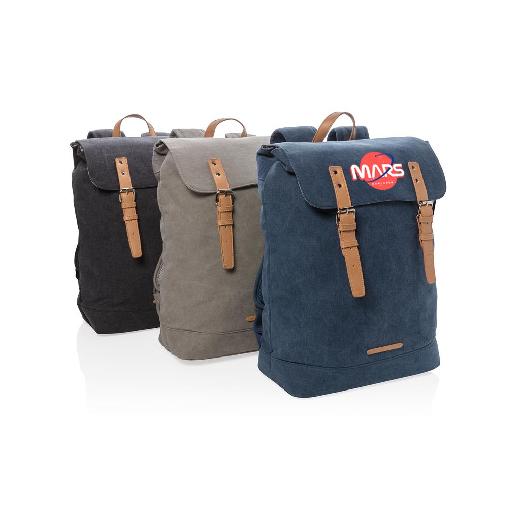 Durable Canvas Travel Backpack with Laptop Section - Hartland