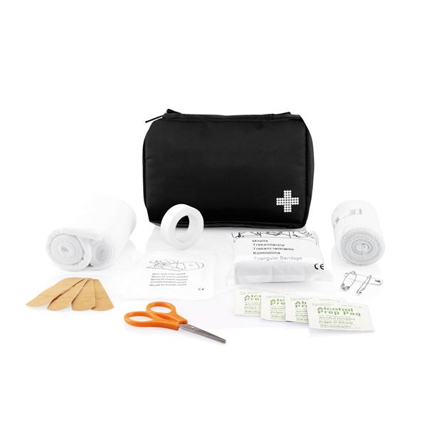 24 pcs First Aid Kit in Zippered Nylon Pouch - Corby