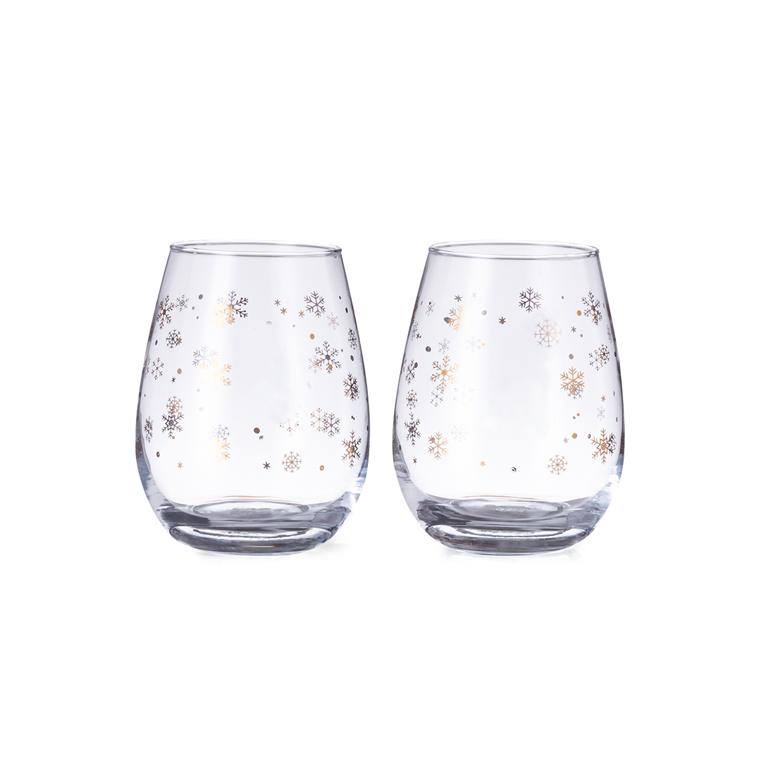 Belvoir Snowflake Glass Set 500ml - Liskeard