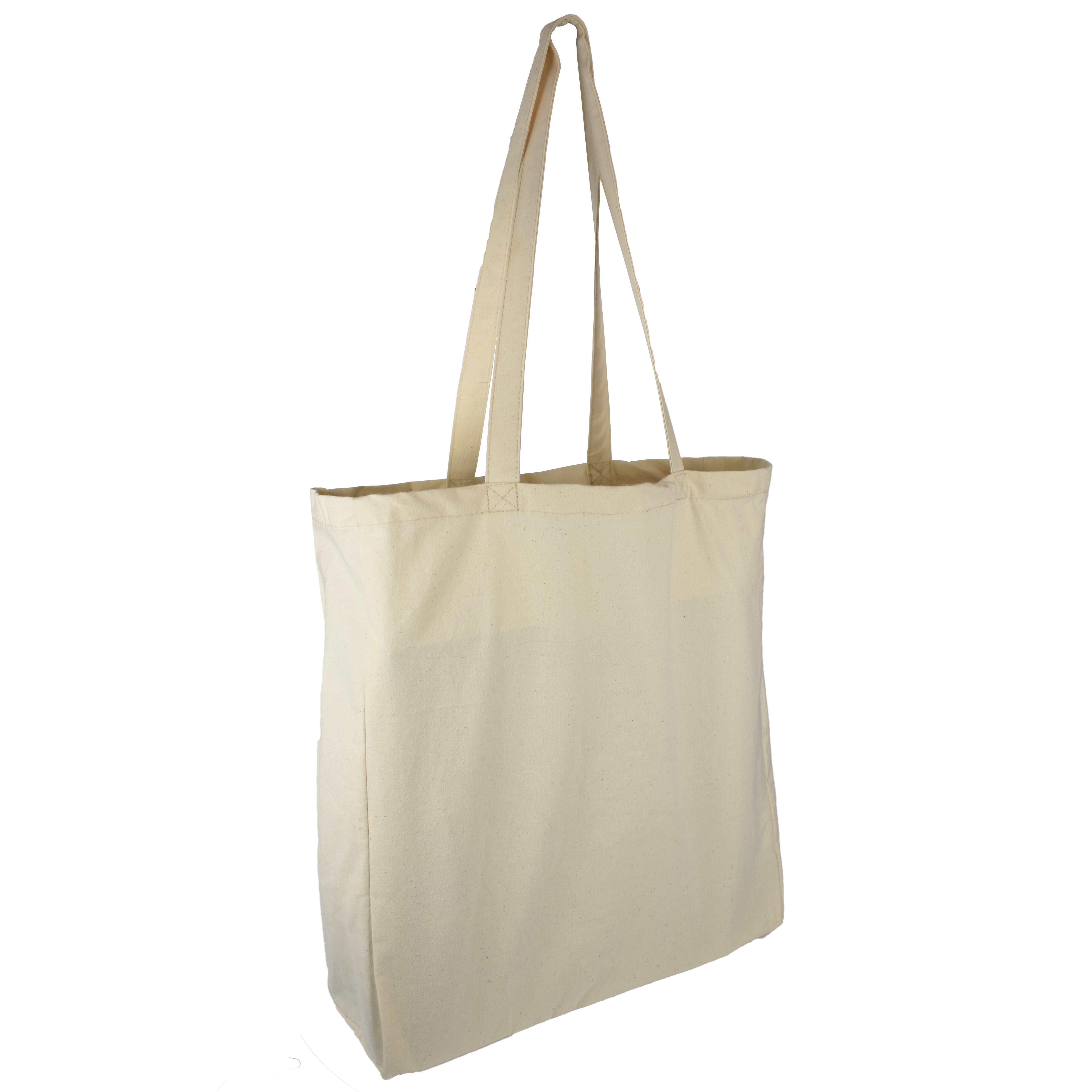 Cotton bags with long handles and pleats - Lunt