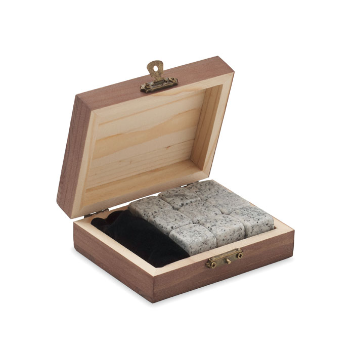 Chilled Elegance: Stone Cubes & Velvet Set - Denby Dale