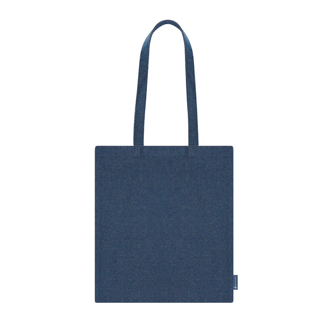 Recycled Denim Tote - Holcombe printed with logo