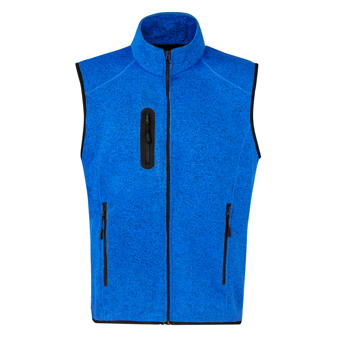 Bibury Polar Fleece Vest in Two Tones - Thurlaston