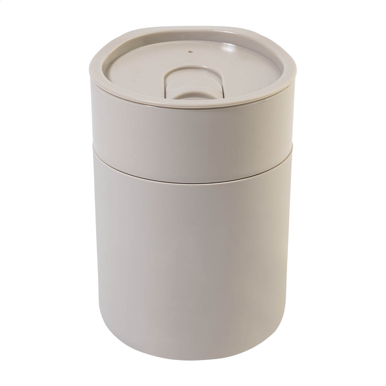 Sipicon 350 ml PP travel cup with silicone sleeve and PS lid, logo