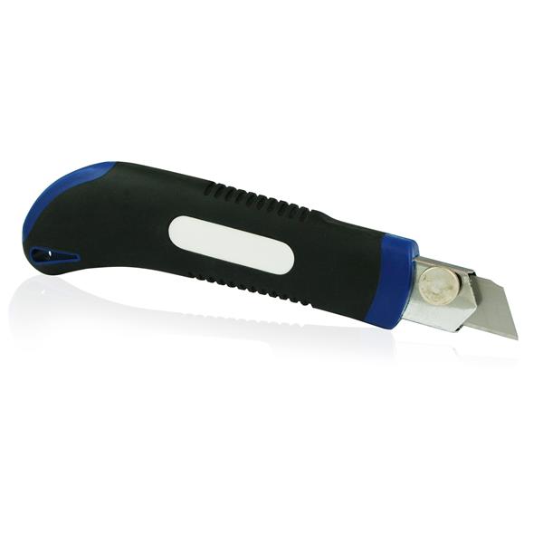 Soft Touch Black/Blue 18mm Cutter with Spare Blades - Witney