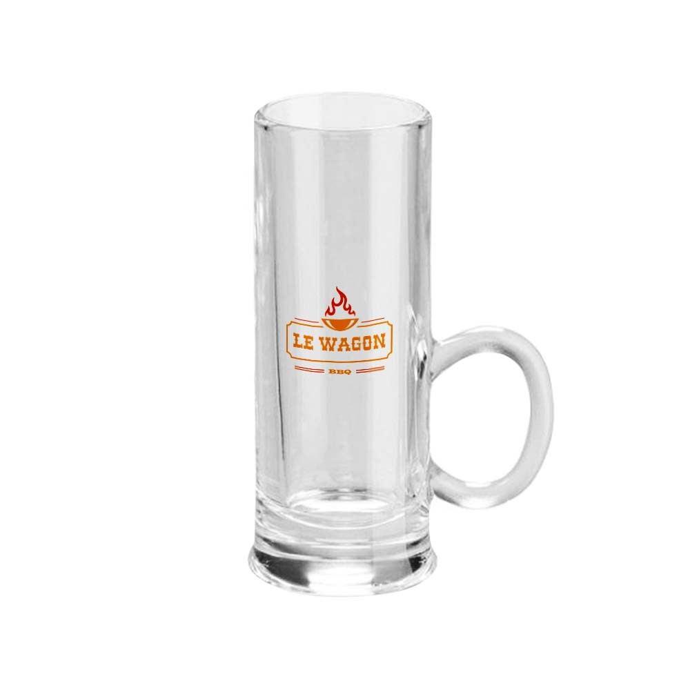 Personalized digestive glass with handle 55 ml - Mondély