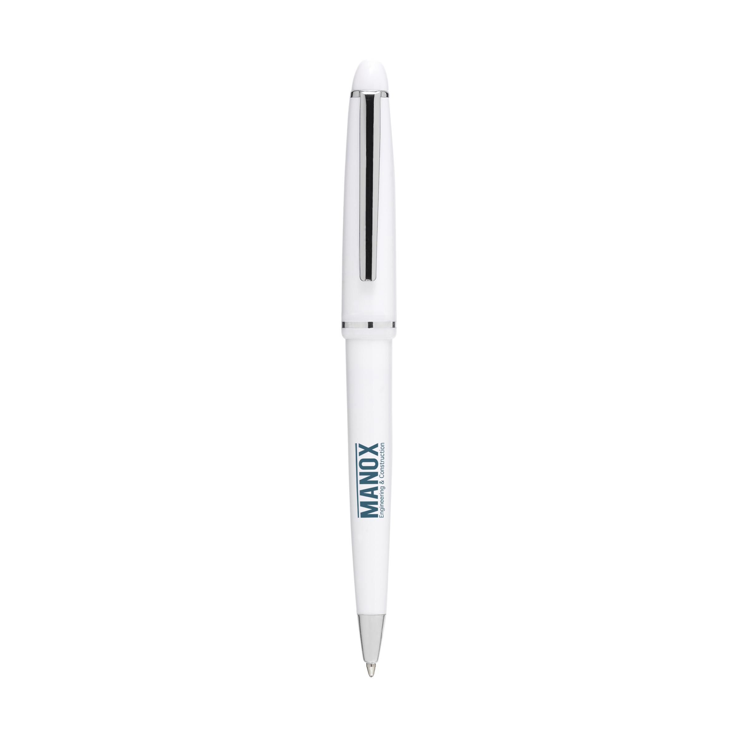 Polished Blue Twist Ballpoint Pen - Hackney - Churchdown