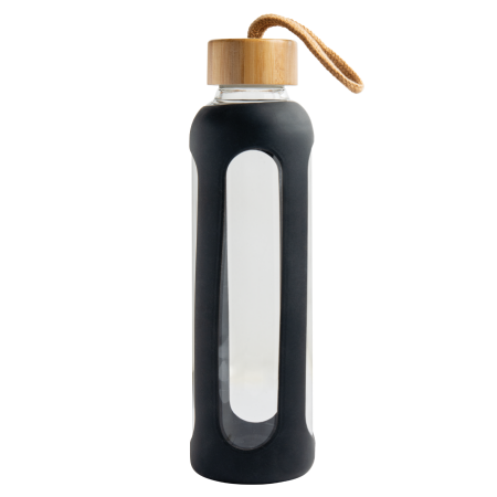 600 ml Glass Bottle with Bamboo Lid - Slough