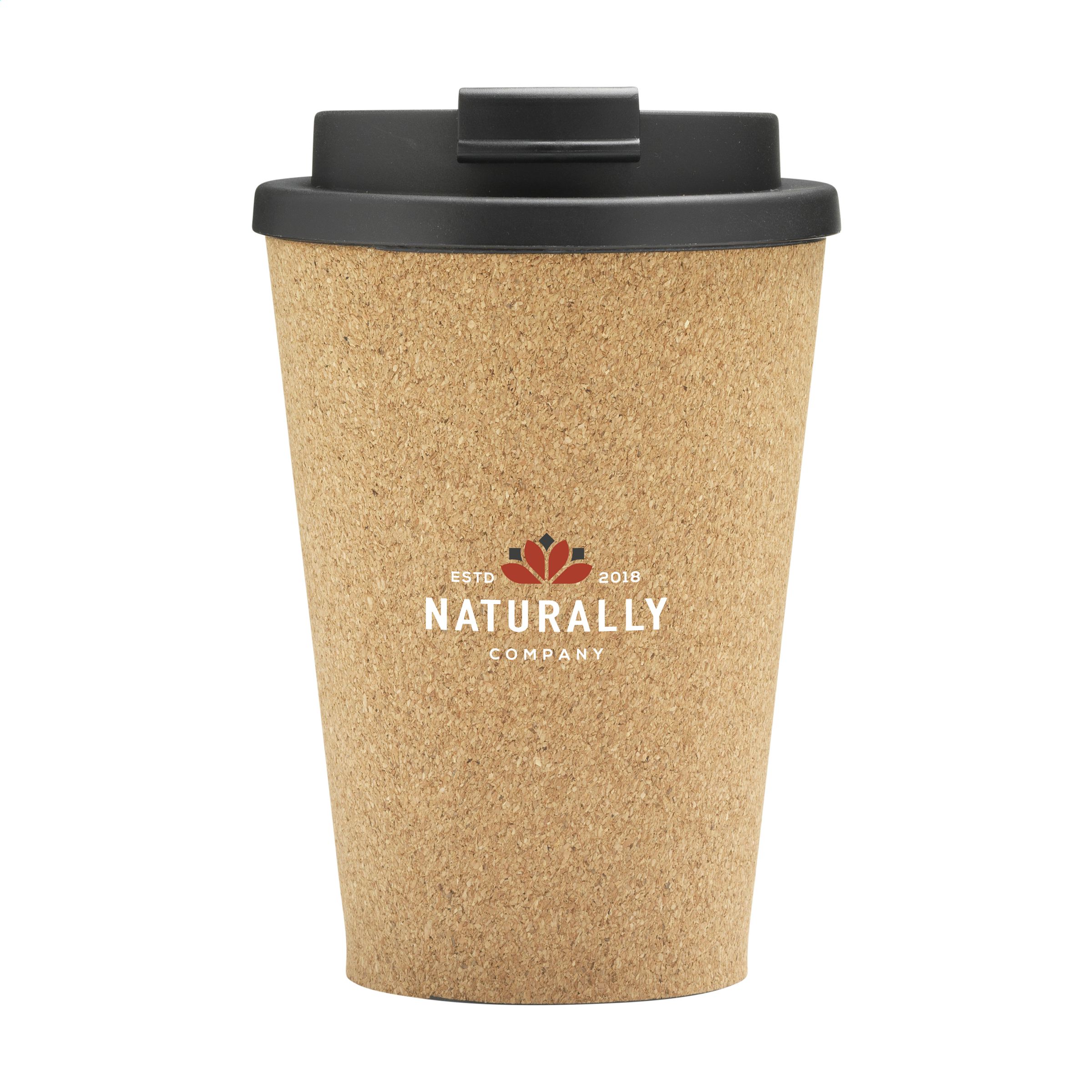 A coffee cup made from natural, recyclable cork that's designed for taking your coffee on the go. - Marshfield